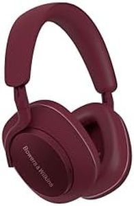 Bowers & Wilkins Px7 S2e Noise Cancelling Wireless Over-Ear Headphones, Qualcomm aptX Adaptive, Quick Charge, 30 Hours Playback, Six Built-in Microphones - Ruby Red