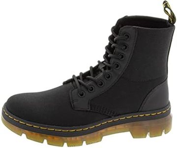 Dr. Martens Men s Nylon Combat Boot, black, 11 US