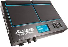 Alesis Sample Pad 4 - Compact Percussion and Sample Triggering Instrument with 4 Velocity Sensitive Pads, 25 Drum Sounds and SD/SDHC Card Slot