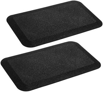 Playsafer Playground Safety Rubber Wearmat for Swingsets and Slides - 1" Thick X 24" W X 40" L (2 Pack, Black)