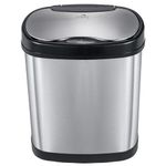 DOLPHY Automatic Touchless Infrared Motion Sensor Trash Can - 12 Ltr Stainless Steel Dustbin for Home, Kitchen, Office.