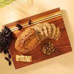 Utopia Choice Walnut Wood Chopping Board for Kitchen | Durable & Eco-Friendly Butcher Cutting Board | Perfect for Vegetables, Fruits & Bread | Large (15.74x11.81x1 Inches) | Natural Oil Finish