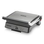 Borosil Super Jumbo 180 Grill Sandwich Maker, Non-toxic non-stick coating, Make 4 Sandwiches, 2000 W