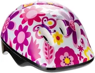 Toddler Helmets Kids Girl Boy Bike Helmet Muti-Sport Adjustable from Toddler Kids to Youth CPSC Certificated (Flower, S（18.5~20.5"）)