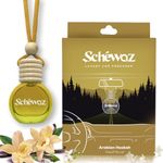 Schewaz Luxury Car Perfume Long-Lasting 45 Days Freshness| Premium Fragrance| Eco-Friendly Odor Neutralizer| Stylish Bottle Design for Cars| Car Air Freshener for Car Interiors– Arabian Hookah (10ml)