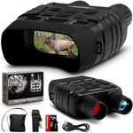 Bush Tech Digital Night Vision Binoculars/Camera/Video Complete Darkness - Infrared Night Vision Goggles for Hunting, Spy and Surveillance with 32G TF Memory Card