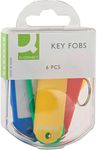 Q-Connect KF02036 Keychain Assorted Pack of 6