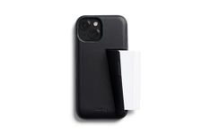 Bellroy Phone Case – 3 Card for iPhone 15 (Leather iPhone case, Phone Wallet) - Black