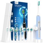 Electric Toothbrush for Adults - Electric Sonic Toothbrush with 8 Brush Heads, One Charge for 60 Days, 5 Modes with Built-in 2 Minute Timer, Sonic Electric Toothbrushes