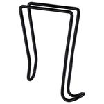 Officemate OIC Wire Cubicle Hook, One Side, Fits Partitions Up to 2.5-Inch, Black (22007)