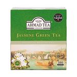 AHMAD TEA Jasmine Green Teabags, 100 Count