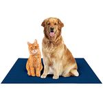 Amorite Waterproof Reusable Washable Pee Pads for Dogs (Medium, Dark Sea Blue)