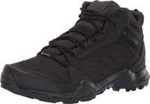 adidas outdoor Men's Terrex Ax3 Hiking Shoes Boot, Black/Black/Carbon, 10.5 UK