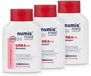 numis med Shampoo with 5% Urea - 3 x Skin Soothing Hair Shampoo for Extremely Dry, Itch-Prone Scalp - Vegan Hair Care without Silicone, Parabens and Mineral Oil - Hair Shampoo (3 x 200 ml)