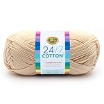 Lion Brand Yarn 761-098 24/7 Cotton Yarn, Ecru