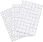 Screw Hole Covers Stickers, 1160 Pcs Self-Adhesive Screw Hole Cover Stickers White Furniture Cabinet Cap Covers Sealing Sticker 3 Size