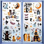 CCINEE Halloween Window Clings,10 Sheets Halloween Stickers Party Decorations Supplies