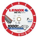 LENOX Tools METALMAX Cut Off Wheel, Diamond Edge, 7-Inch x 7/8-Inch (1972924)