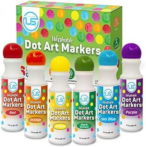 Ultimate Stationery Dot Markers, Dot Markers for Toddlers, Dot Art, Dot Paints Washable for Kids, Bingo Daubers, Washable Dot Markers Toddler Arts and Crafts, Kindergarten Classroom Must Haves