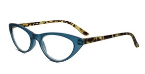 LensKandy Cateye Shape Reading Glasses for Women | Impact & Scratch Reistant Lenses | Accurate Power | Available Power +1.00 1.50 2.00 2.50 3.00 | Blue color | +1.50