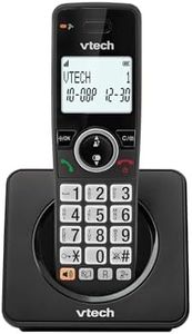 VTech EA5000 DECT Cordless Phone with Nuisance Call Blocker,Easy-to-Read Backlit Display,Landline Phone with 18 Hours Talk-time,Volume Booster,Handsfree Speakerphone,Speed Dial,Single Handset