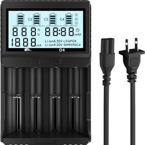 IMREN 18650 Capacity Tester,18650 Battery Charger with Discharge & Testing Function, 21700 Battery Charger with LCD Screen Display Capacity Suit for 18650 21700 20700 1.2V Ni-MH/Ni-CD LiFePO4 Battery