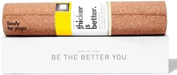 Luxury Cork Yoga Mat - Non Slip, Extra Thick Grip. Thicker, Longer, and Wider for More Comfort and Support. Tough Enough For Hot Yoga. Natural, Non Toxic, and Eco Friendly. Optional Alignment Lines.