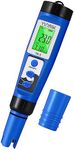 YINMIK pH Salt Meter 5 in 1 pH TDS EC Salinity Tester for Pool Spa Aquarium Hydroponic Saltwater Digital pH and PPM Tester for Household Drinking Water Hot Tub Home Brewing Fish Tank