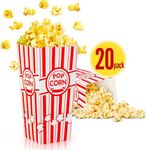 ZEEGOO 20-Pack Popcorn Boxes, Sturd