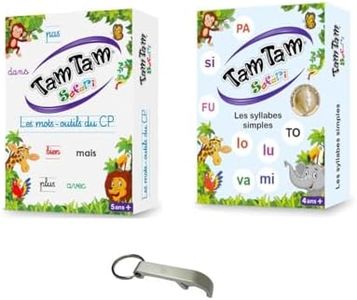 Lot Tam Tam Syllabes Simples + Les Mots Outils CP Version Française + 1 Décaps Blumie (Syllabes Simples + Mots Outils)