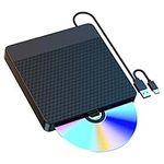 NVOPERANG External CD/DVD Drive for