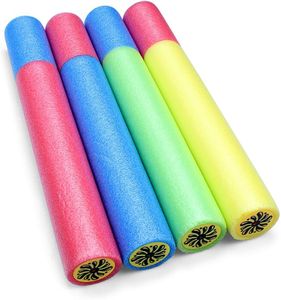 4-Piece Colorful Kids EVA Foam Water Gun Set – Pull Type