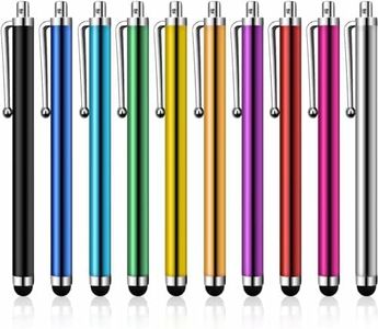 [10 Pack] Capacitive Touch Screen Phone Styli Stylus Pen for Apple iPad Air 5 / Pro, iPhone 14 13 12 Pro Max, for Samsung Note Smartphones Tablets Google Pixel