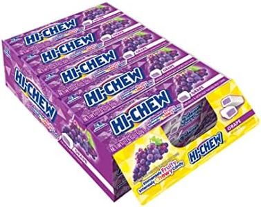 Hichew Grape Fruit Chews Candy 50 g (Pack of 15)