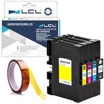 LCL Compatible Sublimation Ink for SG500 SG1000 PRINTAN Dink High Yield (4-Pack, Black Cyan Magenta Yellow) for Sawgrass Virtuoso SG500 SG1000