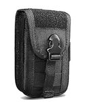 Gexgune Tactical Phone Pouch 1000D Molle Smartphone Bag Belt Waist Bag Utility Organizer Pocket Military Carry Pack for Hunting Camping