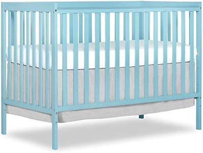 Dream On Me Synergy 5-In-1 Convertible Crib In Aqua Sky, Greenguard Gold Certified