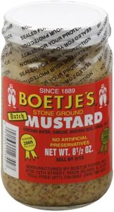 Boetje's Award Winning Stone Ground Dutch German Style Mustard 3 Pack 8.5 Ounces