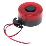 DriSentri Car Back-up Alarm, 12V/24V 105dB Reverse Beeper Backup Alarm Vehicle Auto Back Up Horn Car Reverse Alarm Buzzer Siren with Light