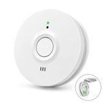2026 Design Deta Optical Smoke Alarm 240V with 9V Replaceable Battery Back Up