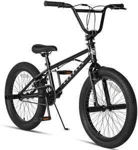 cubsala Freestyle BMX Bike, 20 Inch Kids Bicycle for 7-13 Years Old Kids and Beginner Level Rider, Black