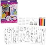 Shrinky Dinks Disney Princesses Kit, Includes 15 Shrinky Dinks, Arts and Crafts for Kids, Kids Toys for Ages 5 Up by Just Play