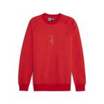 PUMA Men's Scuderia Ferrari Race Big Shield Crew Sweatshirt