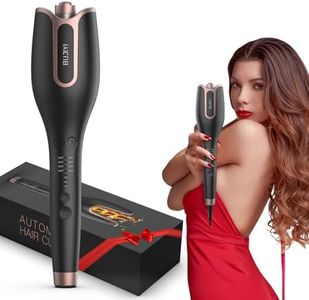 BUJIYI Hair Curler, Curling Wand, Curling Tongs, 4-Speed Adjustable Temperature, Fast Heating Hair Curlers for Long Hair