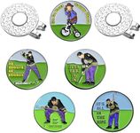 Jecten Golf Hat Clips with Enamel M