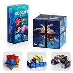 Euclidean Cube Star Cube 2 in 1 Yoshimoto Cube for Kids and Adults, Toy Gifts for Boys and Girls Ages 8-12