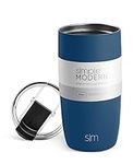 Simple Modern Travel Coffee Mug Tumbler with Flip Lid | Insulated Stainless Steel Iced Coffee Cup | Gifts for Women & Men | Voyager Collection | 16oz | Slumberland