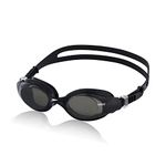 Speedo Unisex Adult Swim Goggles Hydrosity, Speedo Black/Smoke, One Size