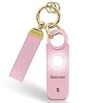 Geevon Rechargeable Personal Safety Alarm for Women, 135DB Loud Safe Sound Alarm Self Defense Siren with LED Strobe Light, Emergency Personal Alarm for Women, Men, Children, Elderly (Pink)