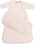 GUNAMUNA Unisex Baby Long-Sleeve Wearable Sleep Bag, 1.0 TOG, Rayon, Style 2701, Tutu Goose, 24-36 Months